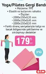 NORTH PACİFİC YOGA/PİLATES GERGİ BANDI 3'LÜ fiyat ve kampanya bilgisi